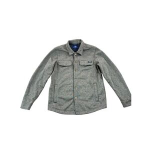 AFICD American‎ Fishing Tackle Co S Fleece Shirt Jacket Snap Ripcord Shacket